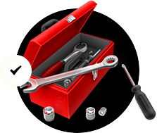 All necessary tools